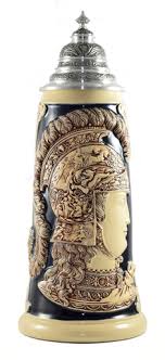Authentic German Beer Steins - Handcrafted Limited Edition Collectible Drinking Mugs for Oktoberfest & Home Bar Decor - Perfect Gift for Beer Lovers & German Culture Enthusiasts