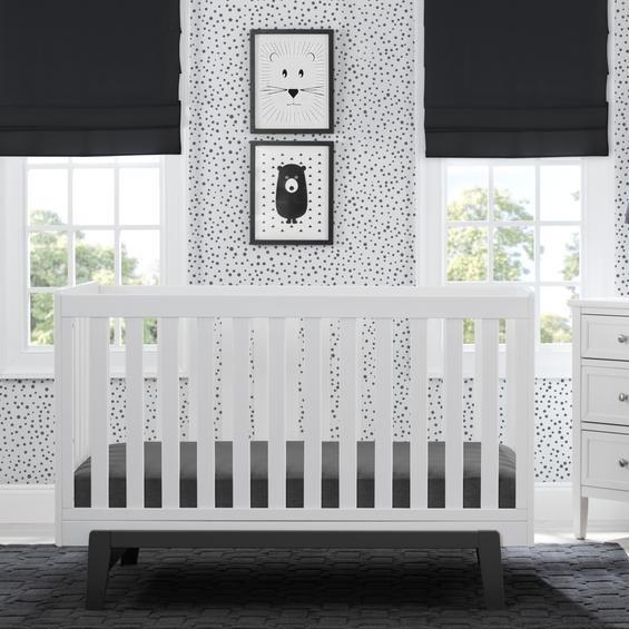 Aster 3-in-1 Convertible Baby Crib - Toddler Bed & Daybed - Safe Nursery Furniture for Newborns & Kids (White) | Perfect for Nursery, Bedroom & Daycare Use