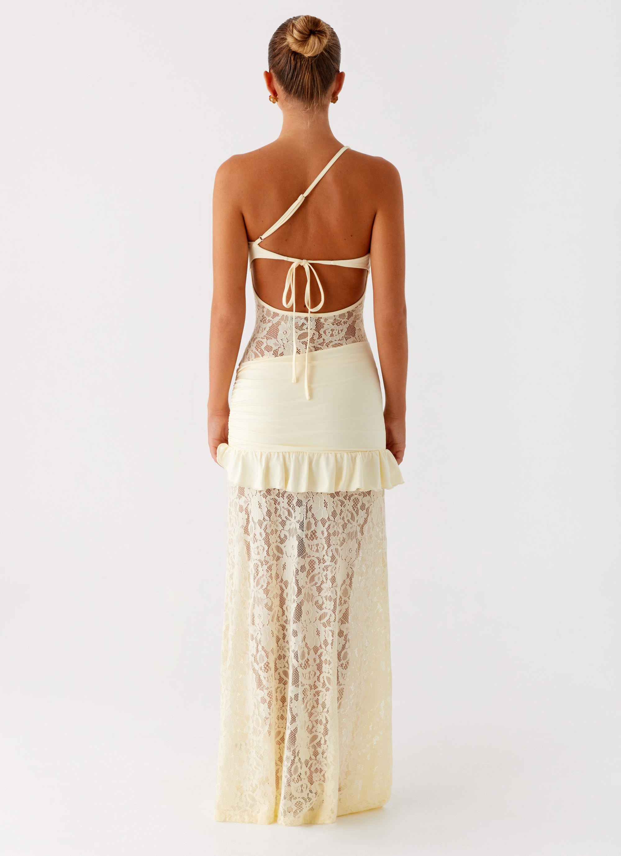 Benita Maxi Dress for Women - Flowy Long Summer Dress in Yellow | Beach, Vacation & Casual Wear