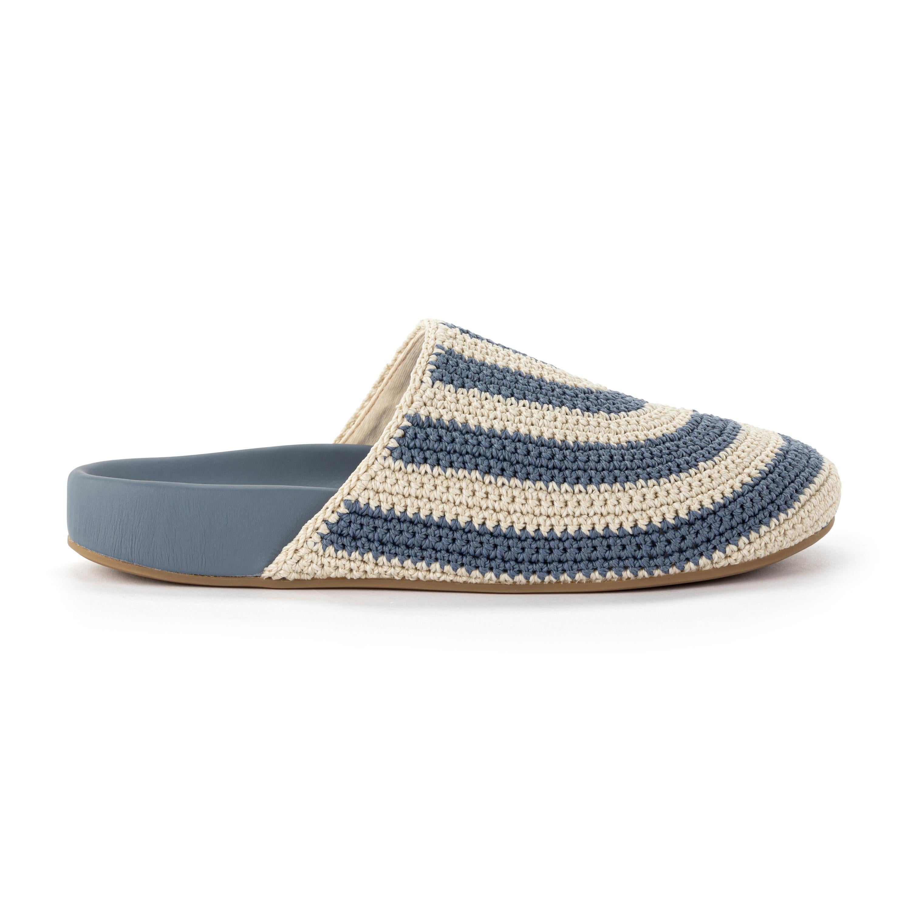 Bolinas Crochet Clogs for Women - Comfortable Handmade Summer Slide Sandals with Arch Support - Perfect for Beach, Pool, and Casual Outings