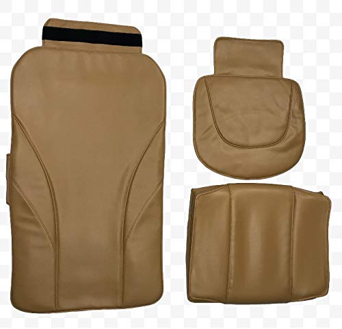ZKZ Pedicure Chair Massage Cushion with Air Seat Cover - Ergonomic Salon & Spa Massage Chair Cushion (Caramel) - Perfect for Foot Care, Relaxation & Pedicures in Salons, Spas & Home Use