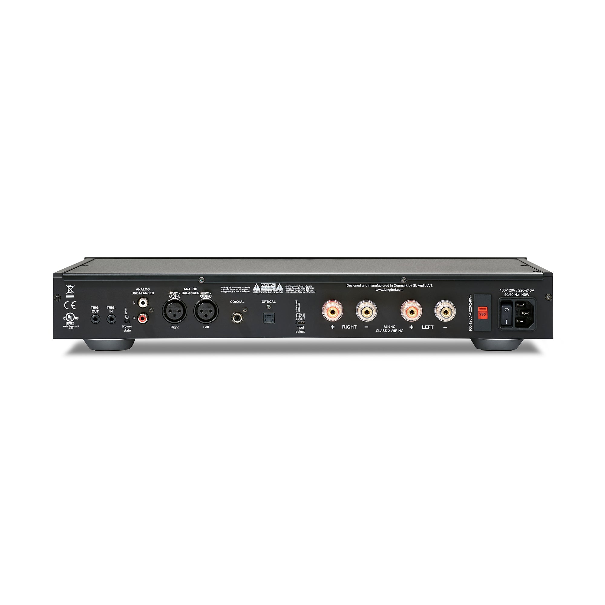 Lyngdorf SDA 2400 High-Performance Power Amplifier - 2x400W Stereo Audio Amplifier for Home Theater & Hi-Fi Systems | Perfect for Audiophiles & Music Enthusiasts