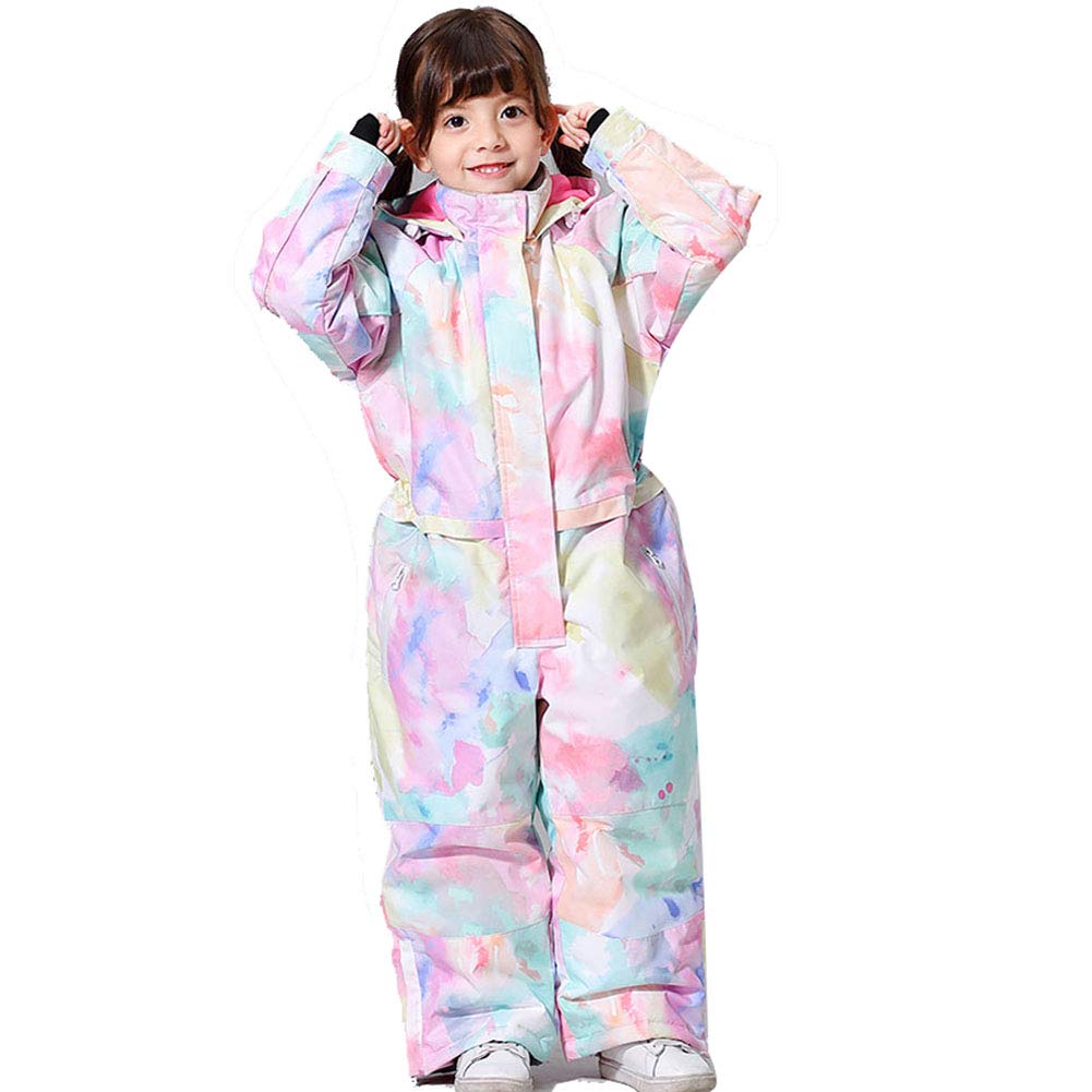 Kids' Waterproof One-Piece Snowsuit - Winter Ski Suit & Snowboarding Overalls for Boys & Girls - Warm Outdoor Snow Jacket & Jumpsuit for Toddlers (Ideal for Skiing, Snow Play & Cold Weather Adventures)