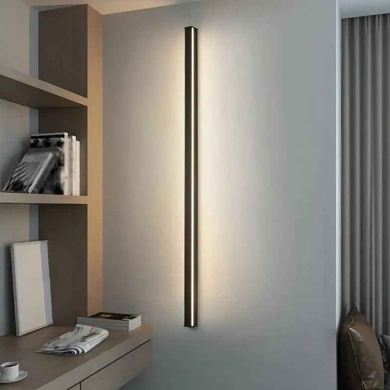 Dimmable LED Wall Lights Black - Modern Indoor Lighting for Bedroom, Living Room & Hallway - Energy Efficient & Adjustable Brightness