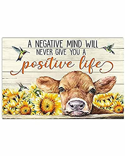 300 Piece Cow Jigsaw Puzzle for Adults & Kids - Positive Life Motivational Puzzle Game, Educational Toy & Gift for Family Fun, Stress Relief & Brain Development