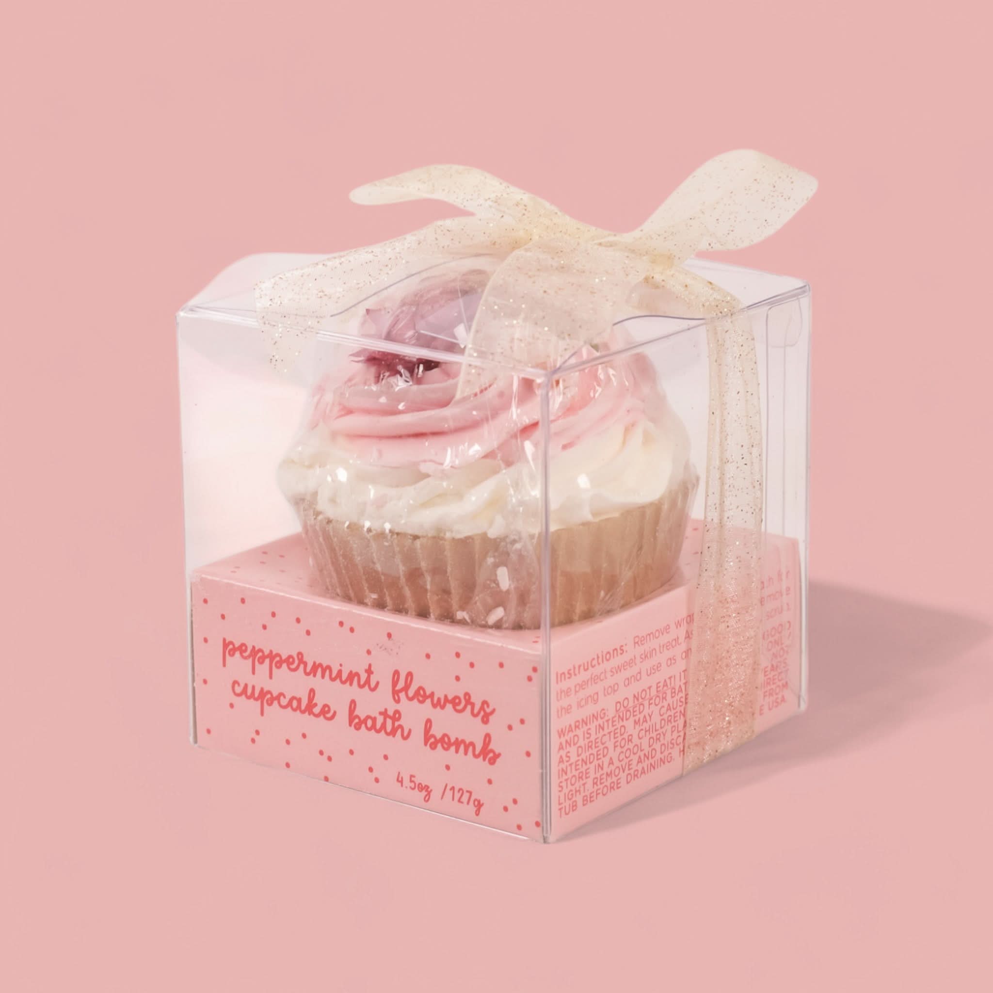 Luxury Cupcake Bath Bomb for Relaxation & Self-Care - Moisturizing Bubble Bath with Natural Essential Oils - Perfect for Spa Nights, Birthday Gifts & Stress Relief