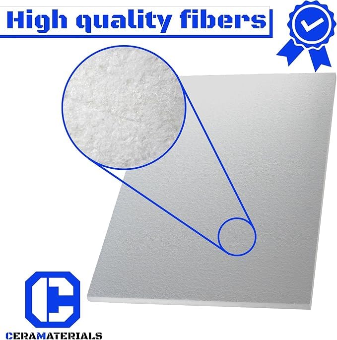 High-Temperature Ceramic Fiber Insulation Board (2300°F) - 2