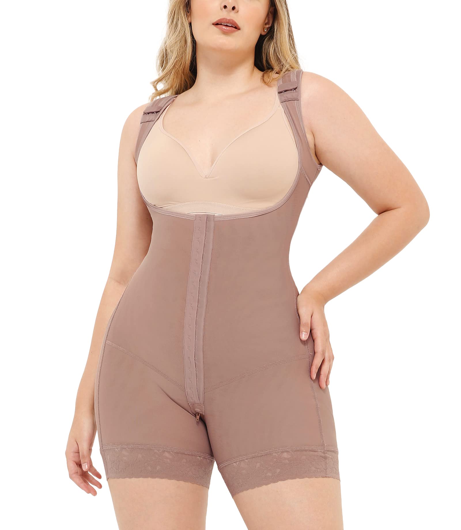 **Curveez Stage 2 Colombian Postpartum Girdle - Post-Surgery BBL Compression Garment for Women - Slimming & Shaping Fajas Colombianas Reductoras - Perfect for Recovery & Body Contouring After Surgery**