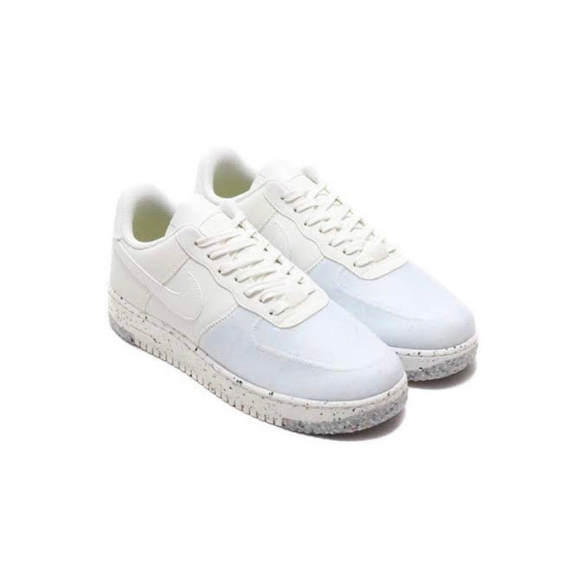 Nike Air Force 1 Recycled Crater Sneakers - Summit White Mens/Womens Shoes - Sustainable Eco-Friendly Design for Casual Wear & Street Style Fashion