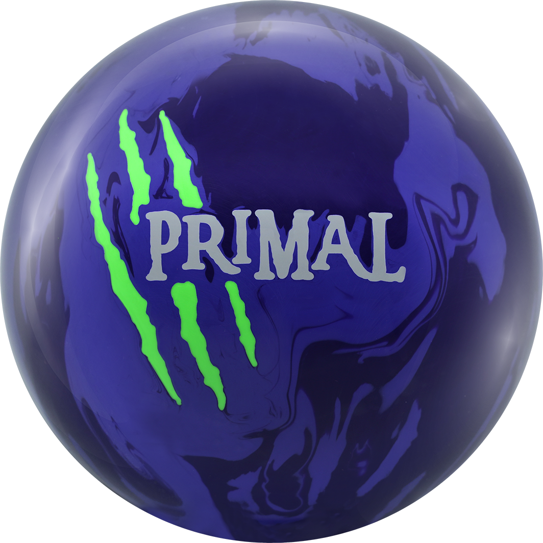 Motiv Primal Shock Bowling Ball - High Performance Reactive Resin for Hook & Power | Perfect for Heavy Oil Lanes & Competitive Tournaments