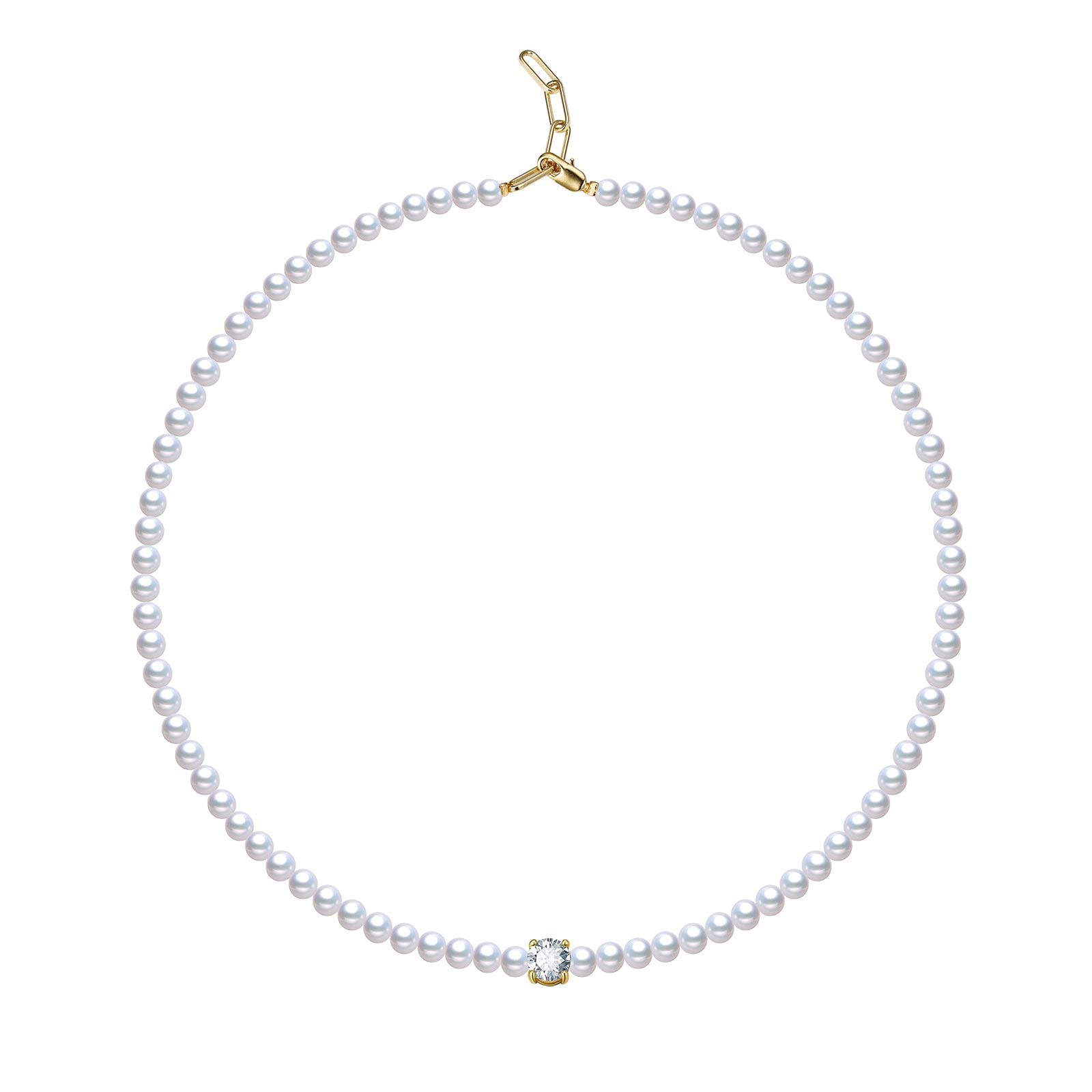 Elegant Cultured Freshwater Pearl Choker Necklace for Women | Twilight Inspired Jewelry | Perfect for Weddings, Parties & Special Occasions