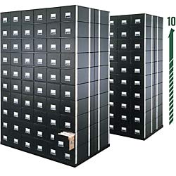Bankers Box StaxOnSteel Letter Size File Storage Box with Steel Drawer - Perfect for Office Document Organization and Home Filing Systems