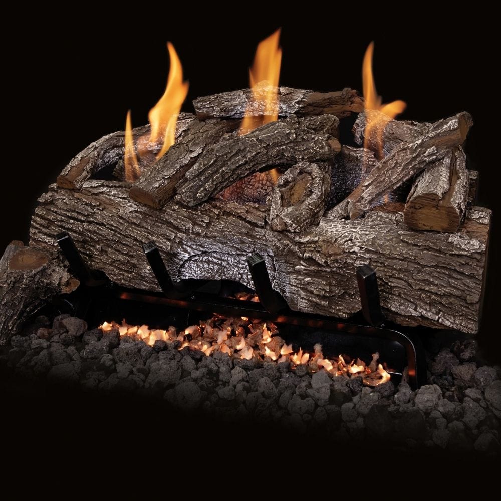 Premium Grand Canyon Log Sets for Gas Fireplace Inserts - Realistic Wood Burning Effect for Cozy Home Ambiance