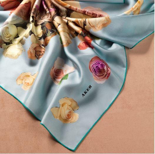 Authentic Aker Romance Turkish Silk Scarf - Luxury Women's Fashion Accessory for Elegant Outfits & Special Occasions