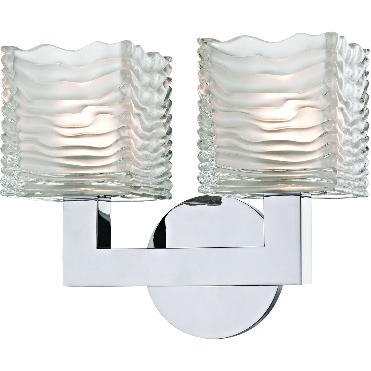 Polished Chrome Bathroom Vanity Light Fixture - 11