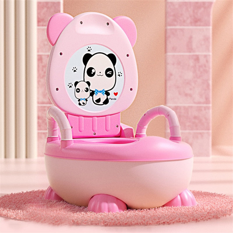 Baby Toilet Seat for Toddlers - Soft Cushioned & Anti-Slip Design for Safety & Comfort - Potty Training Essentials for Home & Travel Use