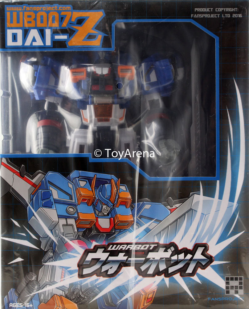Fansproject Warbot Dai Z WB 007 Action Figure - Collectible Transformers-Style Robot Toy for Display & Play | Perfect for Fans & Collectors