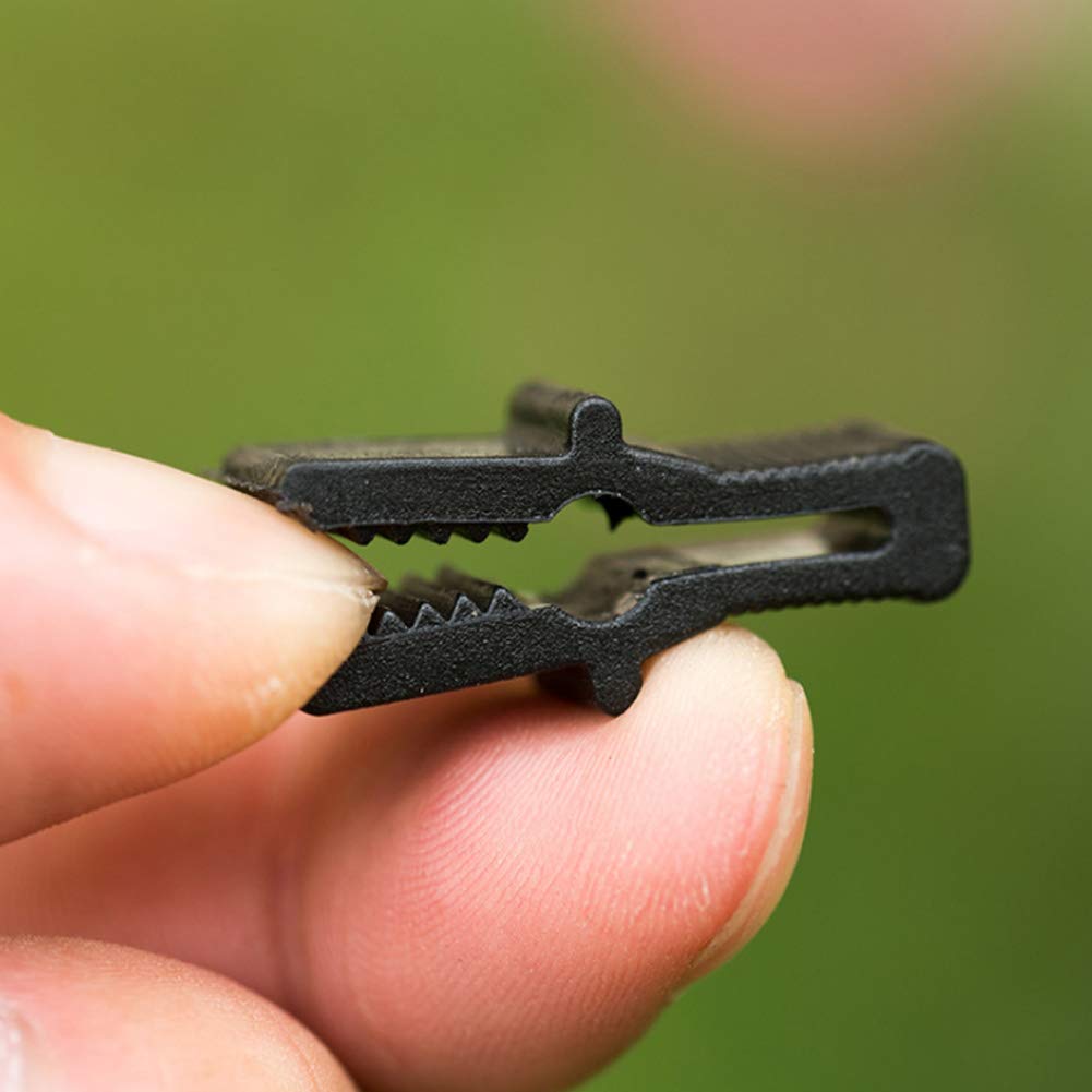 200 PCS Heavy Duty Garden Clips - Greenhouse Plastic Sheeting Clamps for Securing Plant Covers, Row Covers & Garden Nets - Durable Greenhouse Film Clips with Strong Grip - Perfect for Gardening, Greenhouse, and Plant Protection
