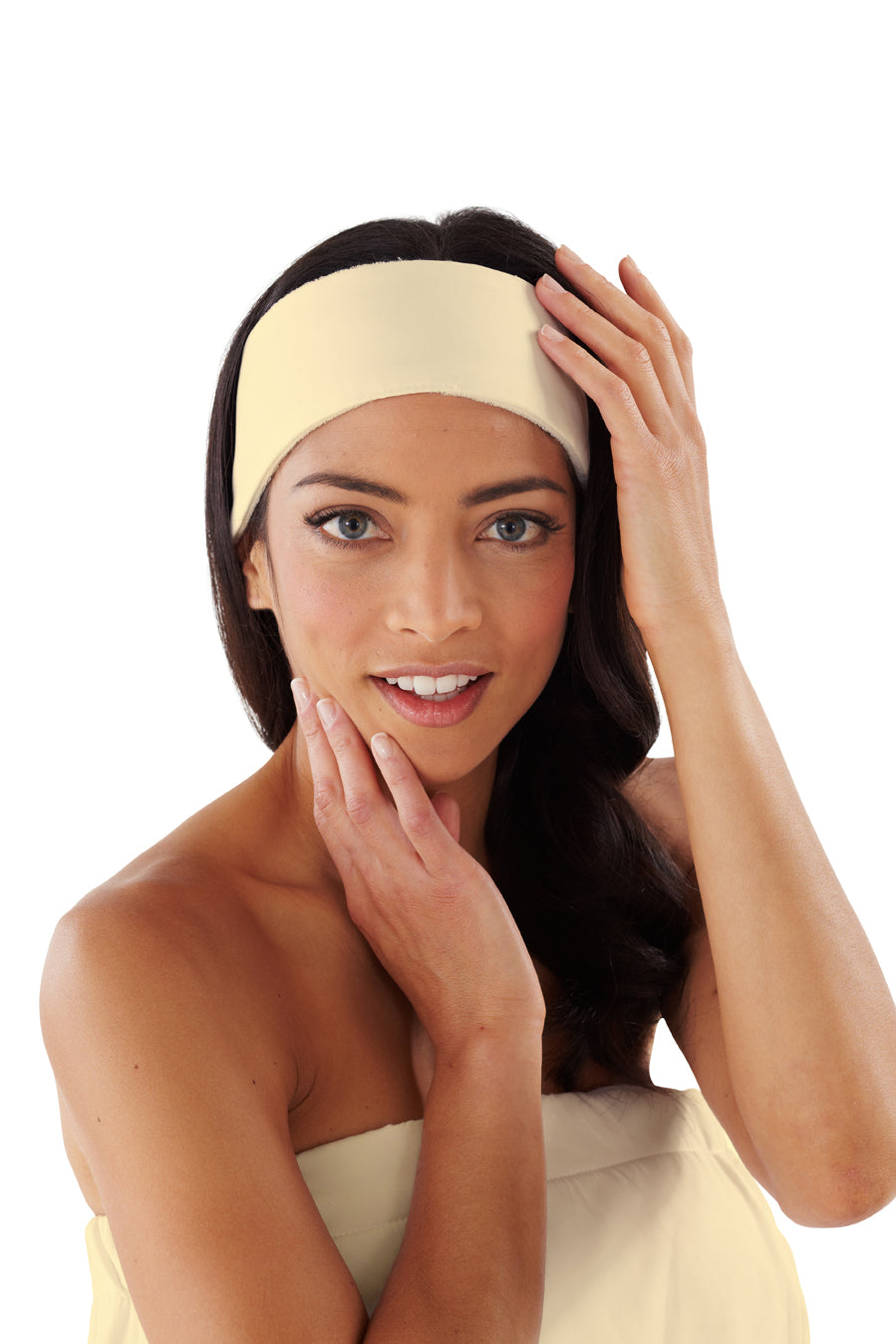 Boca Terry Microfiber Headband with Terry Back - 3 Pack | Soft & Absorbent Hair Bands for Workouts, Yoga, Spa & Everyday Use