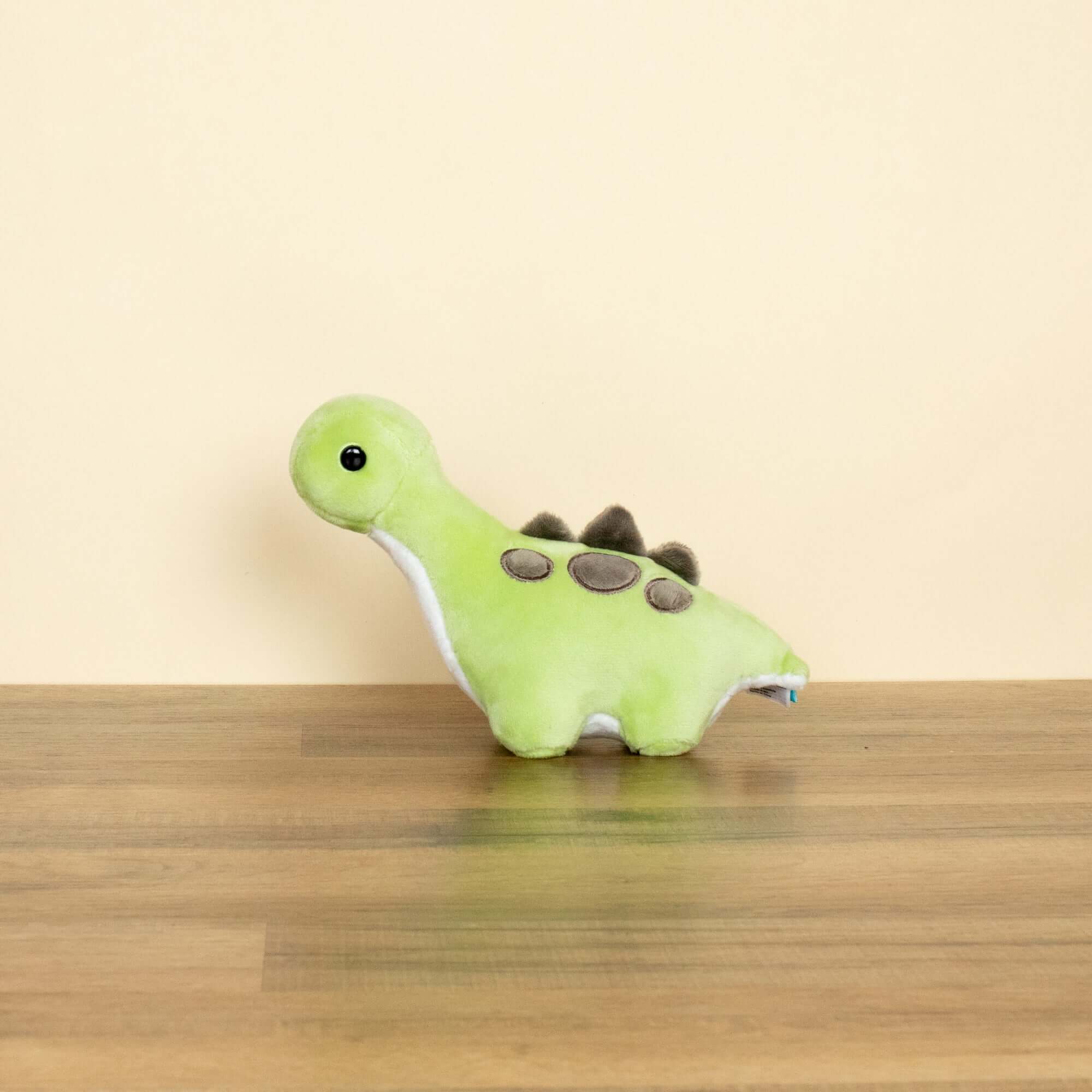 Mini Brontosaurus Plush Toy - Soft Dinosaur Stuffed Animal for Kids, Perfect for Gifts, Cuddling & Nursery Decor | Dinosaur-Themed Birthday Party & Bedroom Playtime