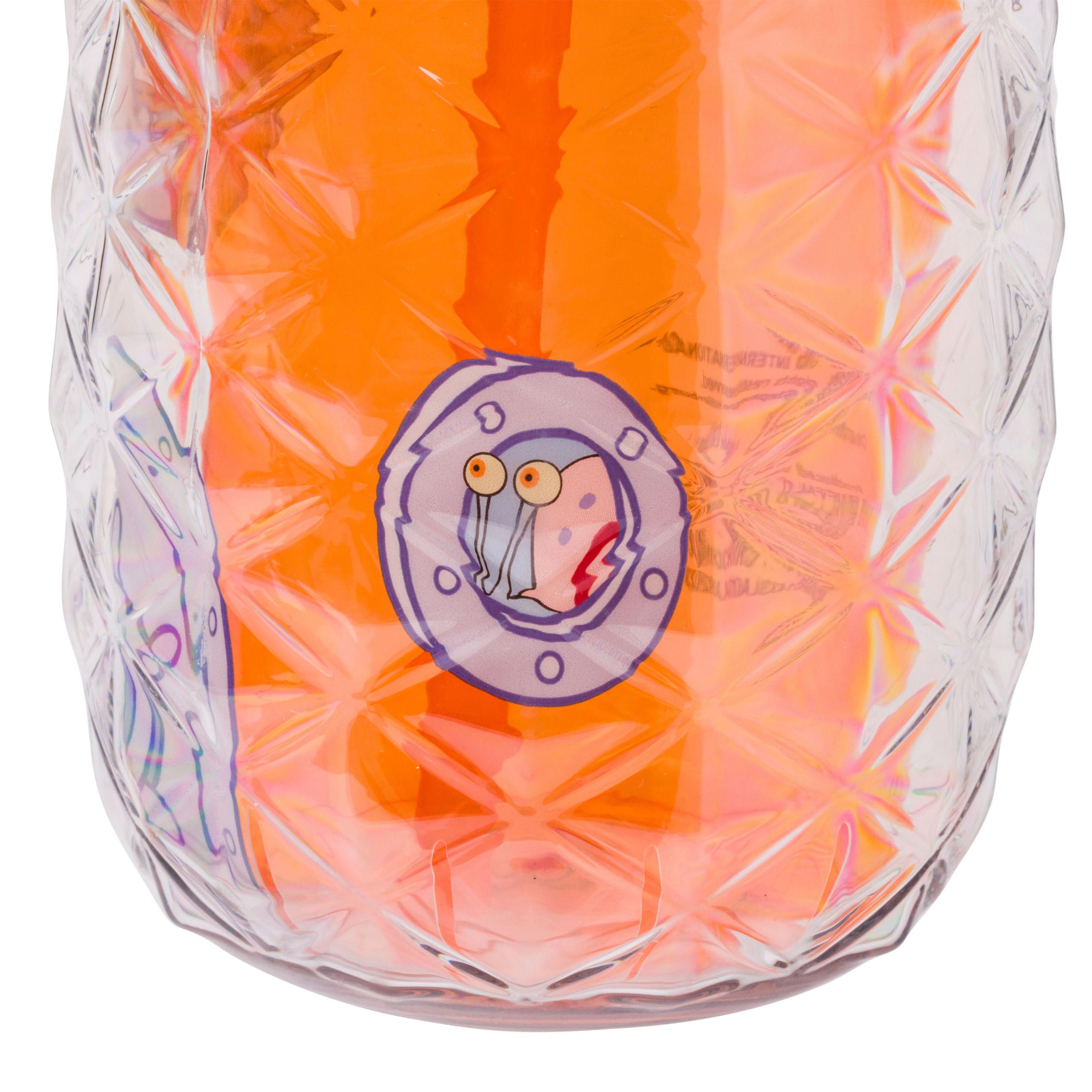 Spongebob Squarepants Gary Snail House Pineapple Tumbler - 16oz Double Wall Insulated Stainless Steel Cup with Lid - Perfect for Hot & Cold Drinks at Home, Office or School