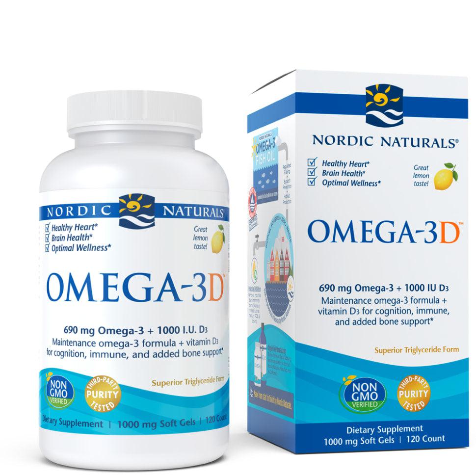 Nordic Naturals Omega-3 Fish Oil Supplement - High EPA & DHA for Heart, Brain & Joint Health - Supports Immune System & Cognitive Function - Perfect for Adults & Seniors - Use Daily for Optimal Wellness