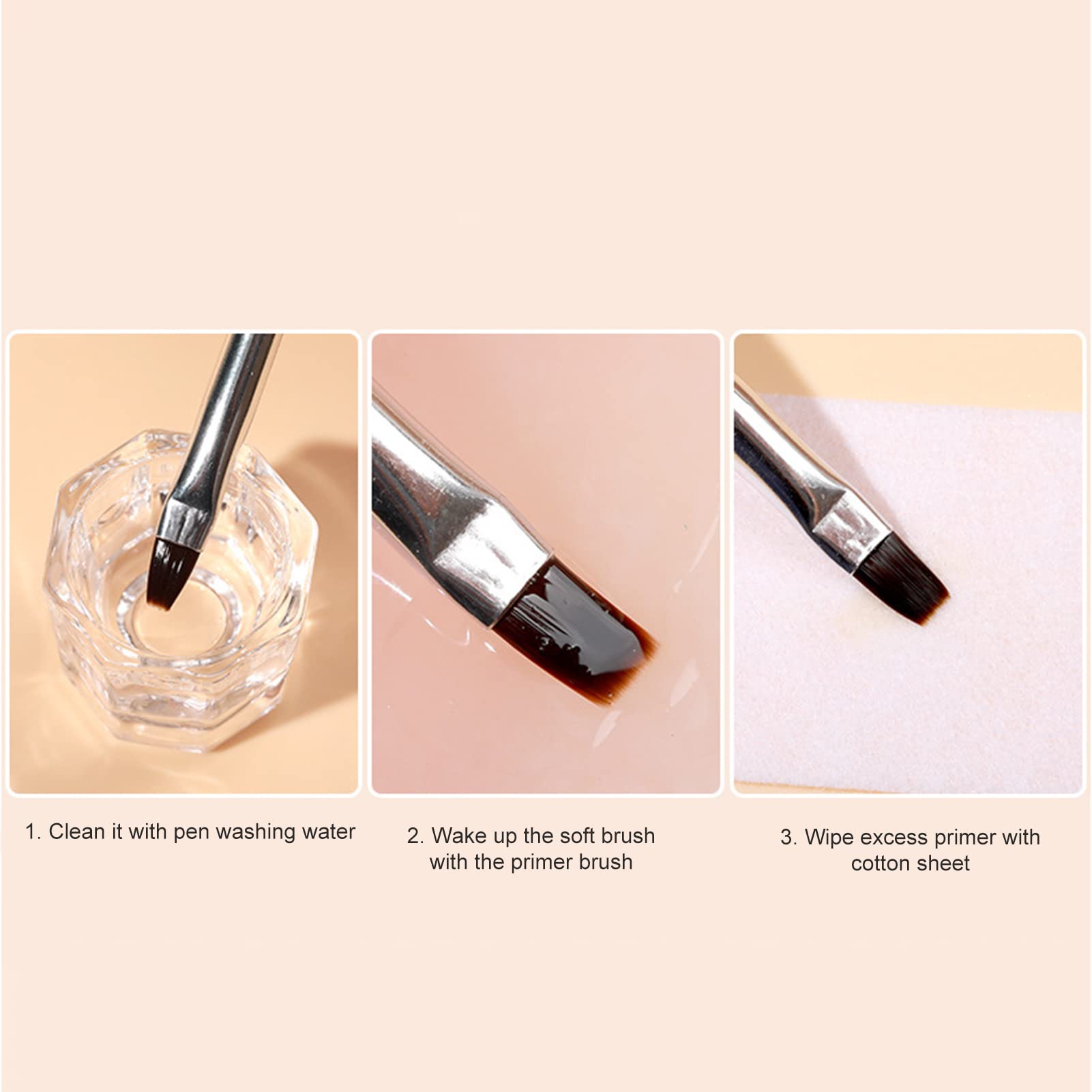 Washranp Nail Art Brush Set - Professional DIY Manicure Tools for Women | Home Salon & Party Use