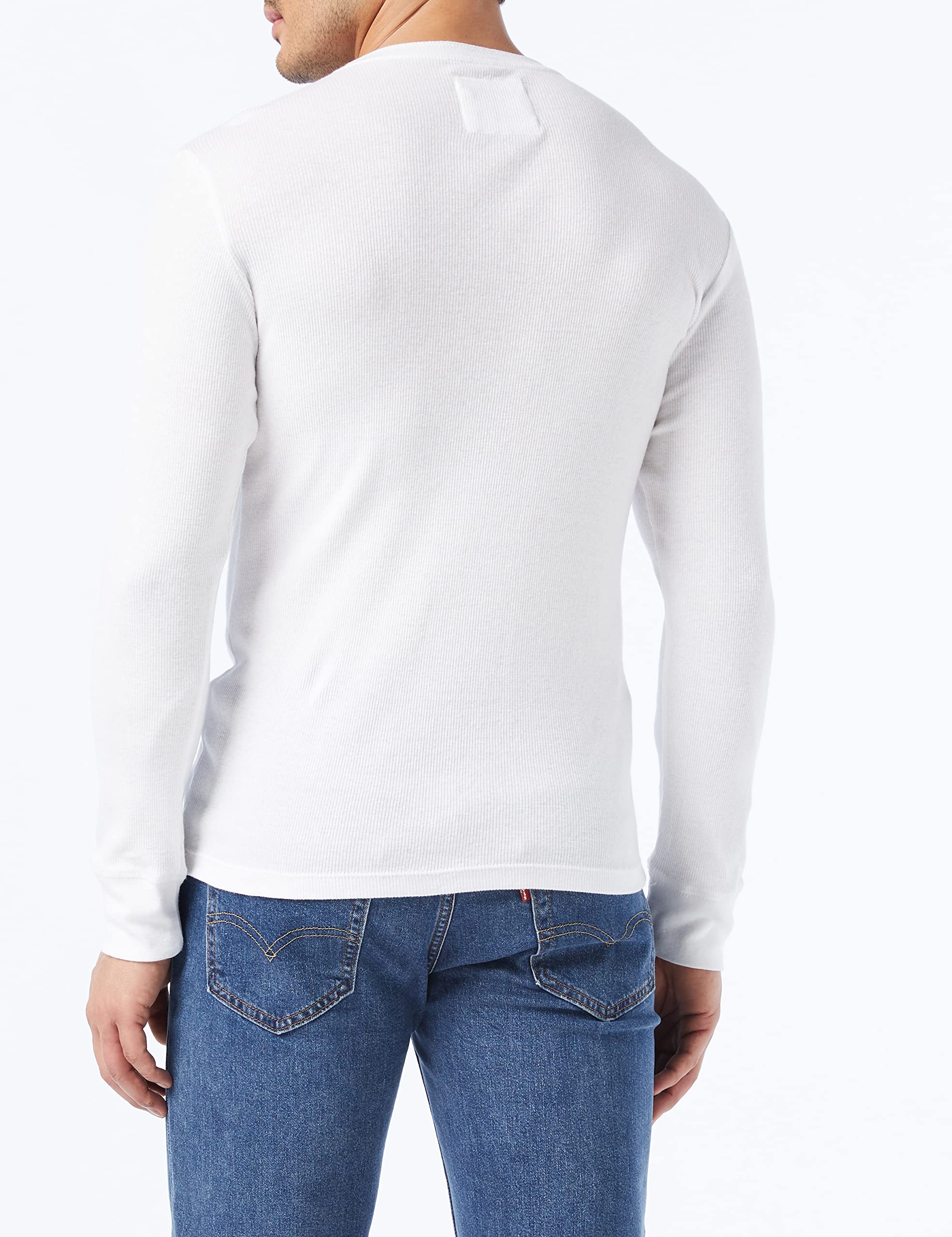 Levi's Men's 300ls Long Sleeve Henley Shirt - Soft Cotton Crewneck Tee for Casual Wear & Layering - Perfect for Everyday Outfits, Work & Weekend Style