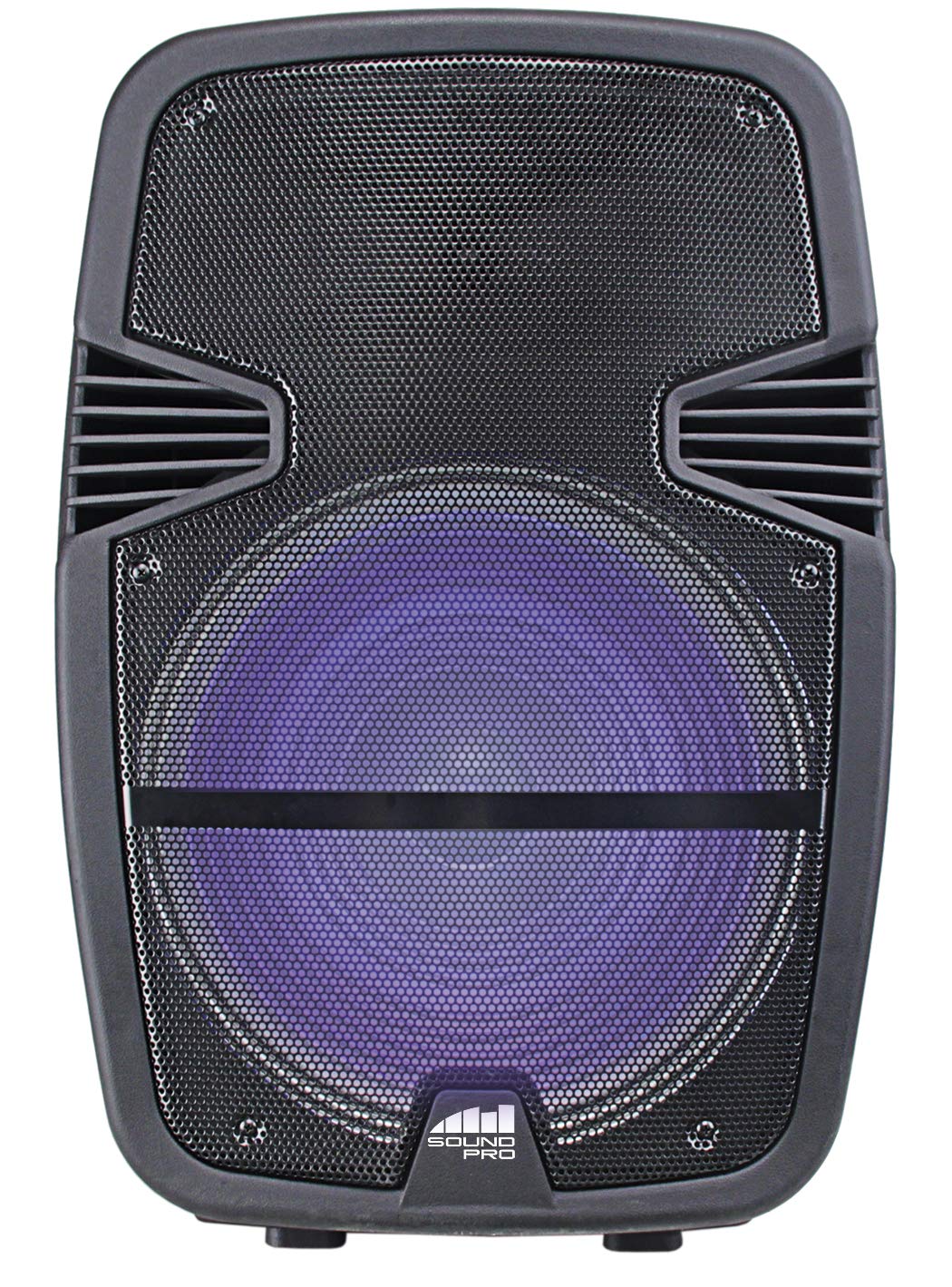 Naxa Electronics NDS-1517 15-inch Portable Bluetooth Party Speaker with Disco Lights - High Power Wireless Speaker for Outdoor Events, Parties, and Home Entertainment (Black)