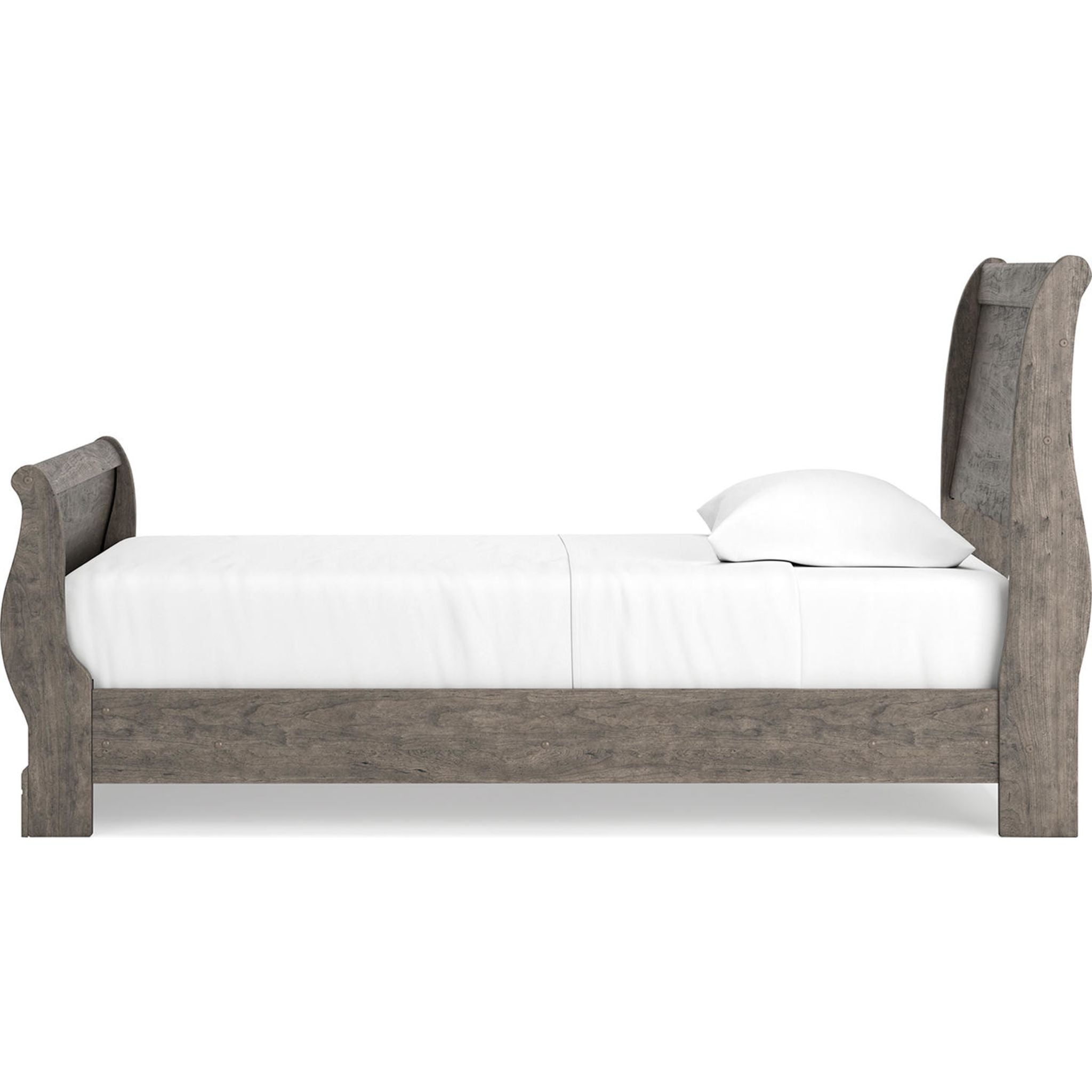 Bayzor 5-Piece Twin Bedroom Set in Gray - Modern Bed Frame, Nightstand & Dresser for Small Spaces | Perfect for Kids Rooms, Guest Bedrooms & Apartments
