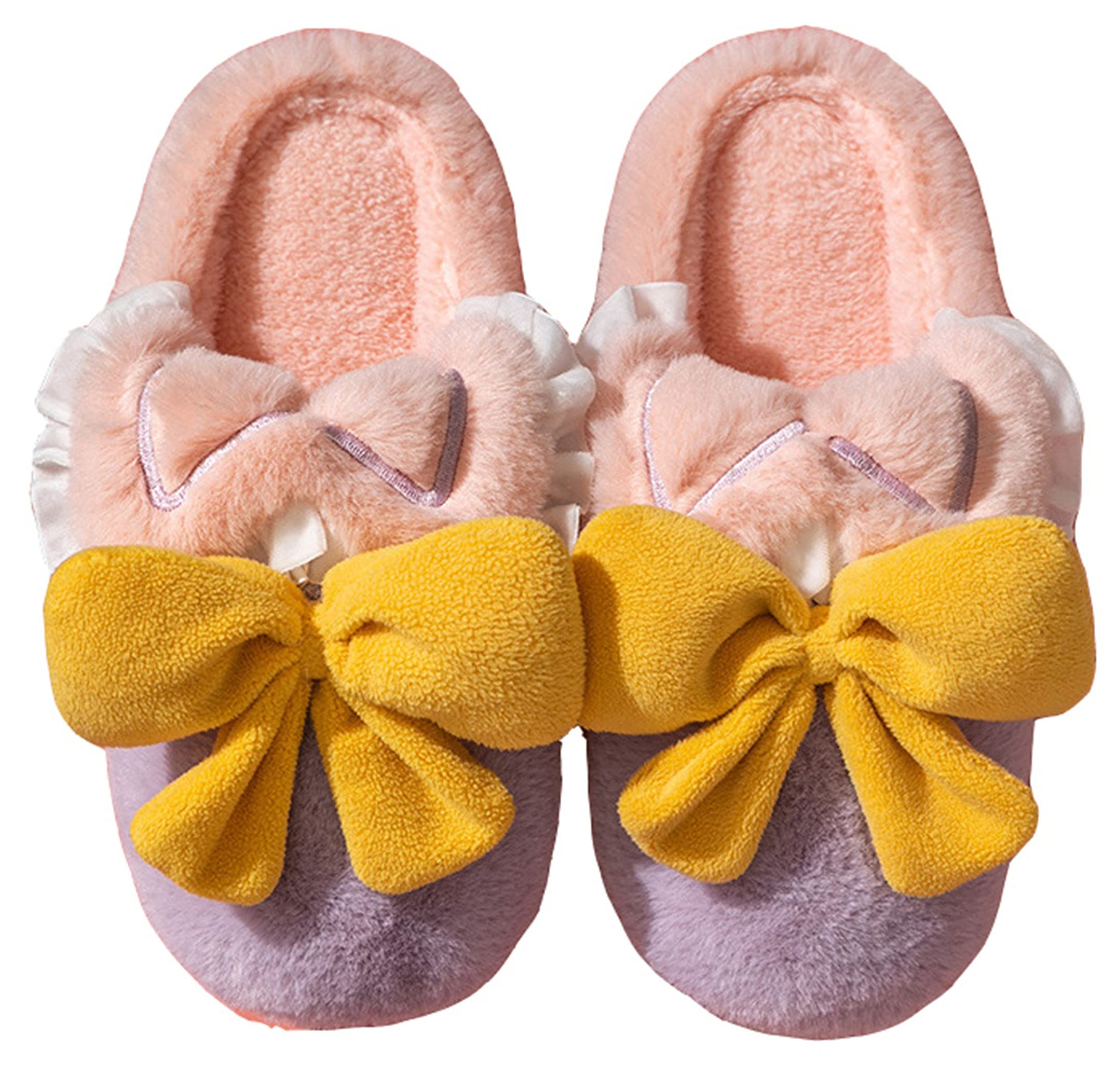 Women's Duck Claw Slippers - Cute Cartoon Animal House Slippers with Soft Furry Lining for Winter Warmth | Cozy Indoor Footwear for Home, Lounge & Bedroom Comfort