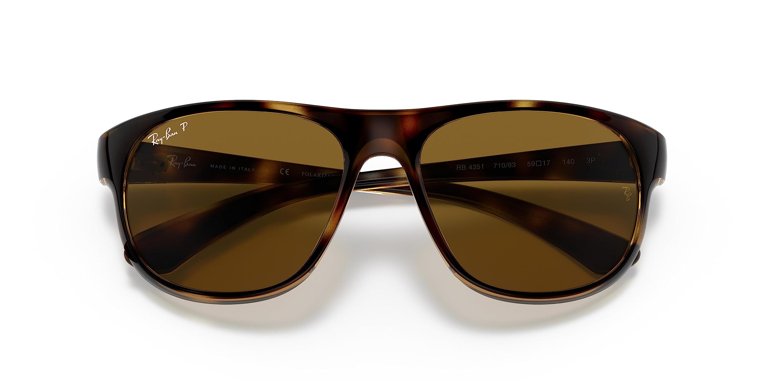 Ray-Ban RB4351 Rectangular Polarized Sunglasses for Men & Women - UV Protection, Classic Aviator Style - Perfect for Driving, Beach & Outdoor Activities