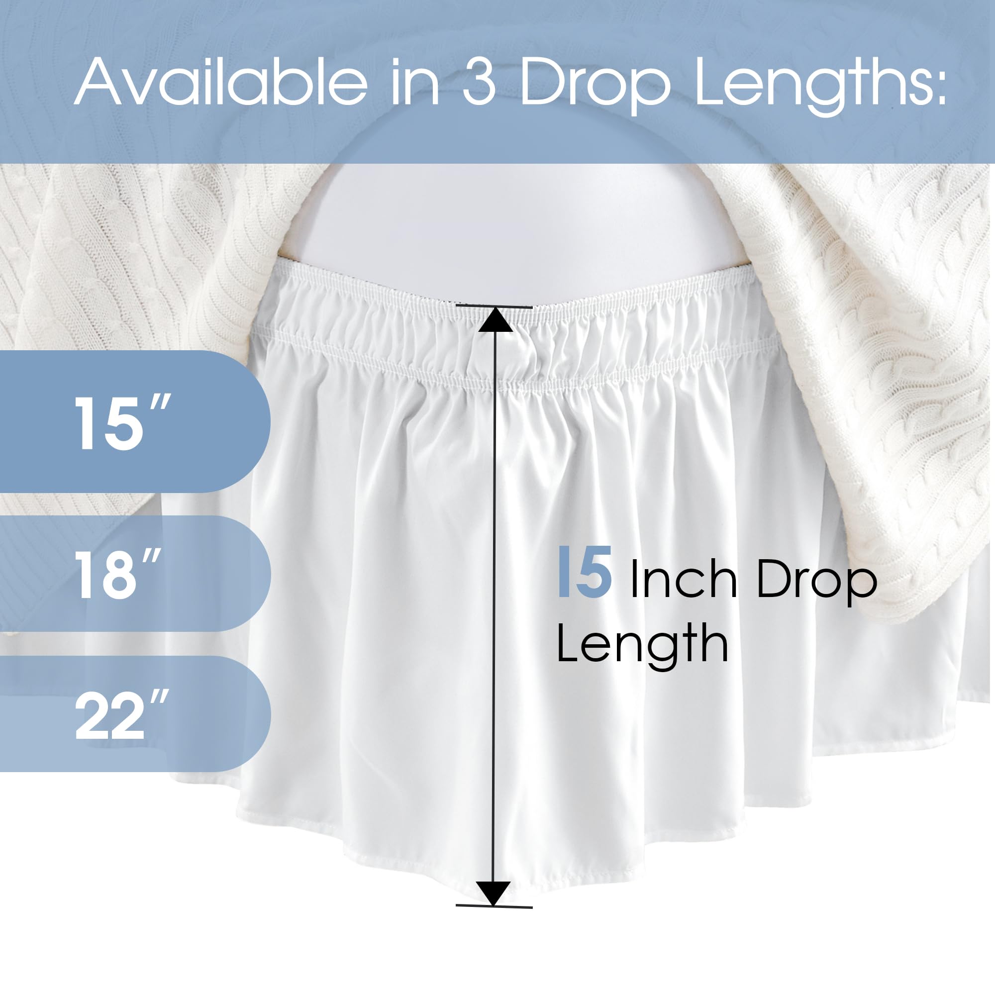 Premium King Size Bed Skirt - 15