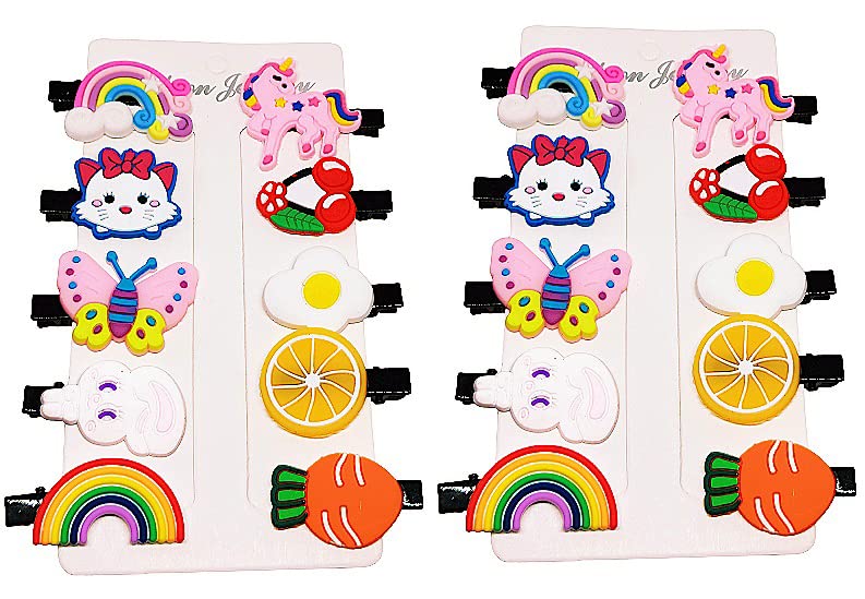 Trendy Mini Side Hair Clips for Girls - 20 Piece Set with Mix Designs | Hair Pins, Slides & Barrettes for Kids | Perfect for School, Parties & Everyday Hairstyles