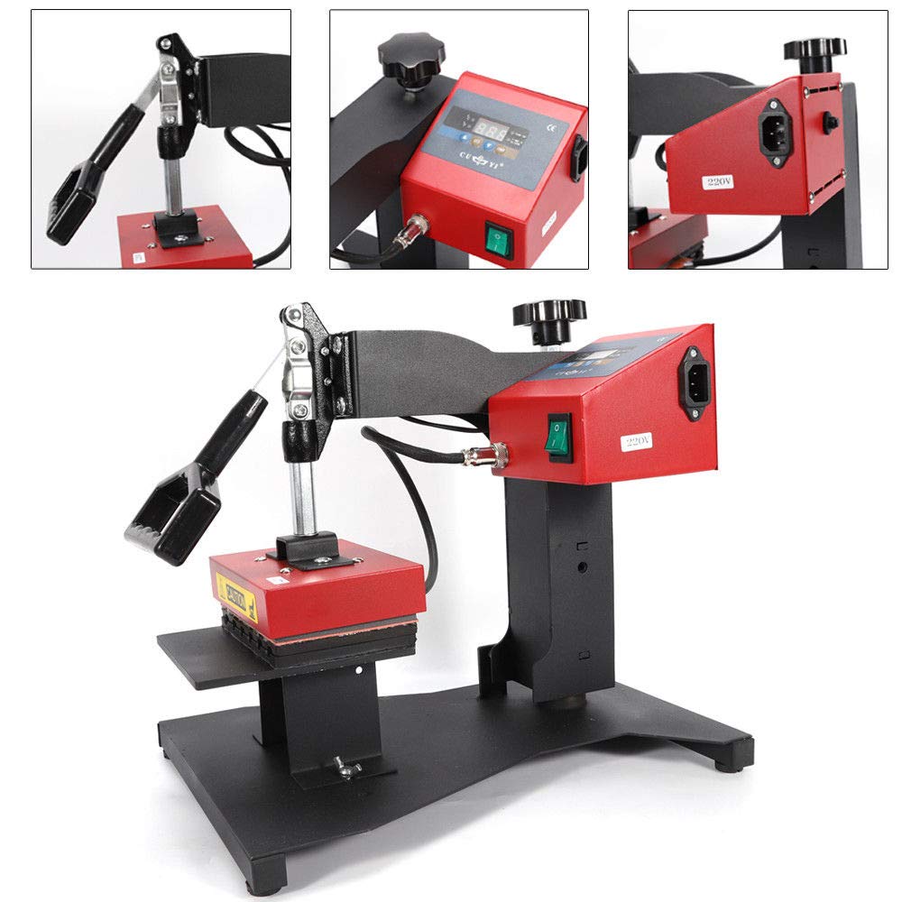 6 in 1 Digital 3D Sublimation Pen Heat Press Machine - 110V 350W DIY Logo Transfer Printing for Custom Pens (US Stock) | Perfect for Small Business, Personalized Gifts & Craft Projects