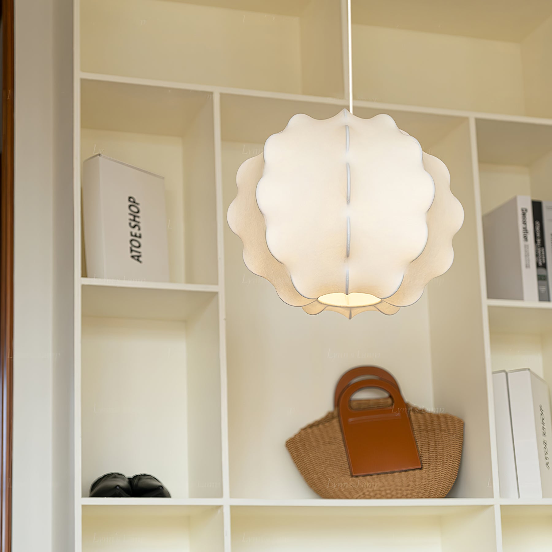 Celeste Petal Pendant Lamp - Modern Glass Flower Ceiling Light for Living Room, Bedroom & Dining Room - Elegant Home Decor Lighting Fixture