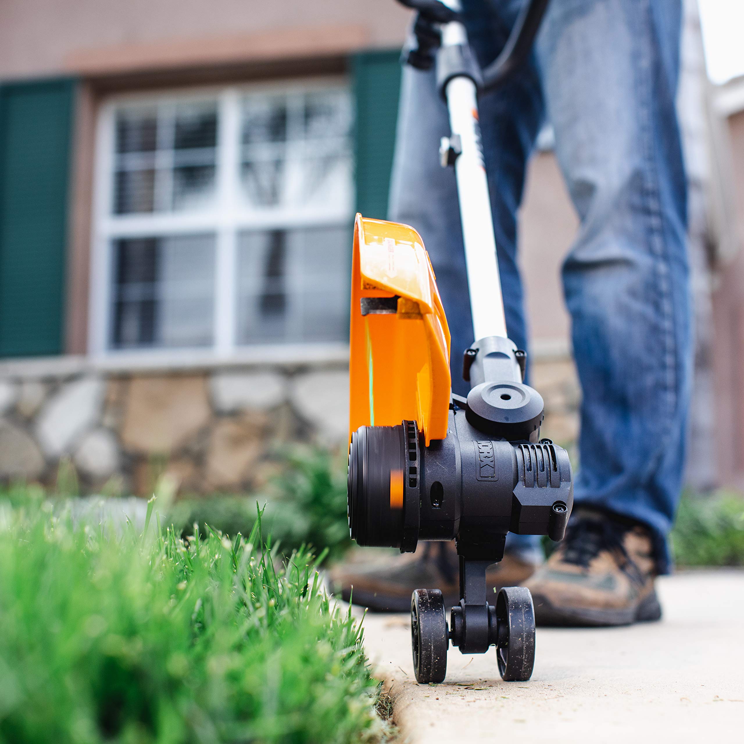 Worx 40V Cordless String Trimmer & Edger - WG184 Electric Weed Wacker with 2 Batteries & Charger, 13