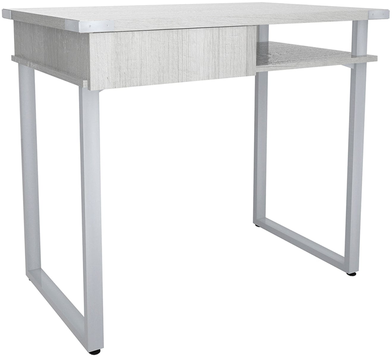 Safco Mirella SOHO Desk with Drawer - Modern Home Office Desk with Storage for Small Spaces, Perfect for Remote Work & Study (Model 5512)