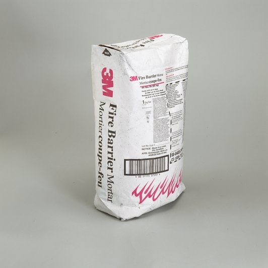 3M Fire Barrier Mortar - Fireproof Sealant for Gaps & Joints - High-Temperature Resistant Construction Material for Walls, Pipes & Ducts - Ideal for Home, Office & Industrial Fire Safety Protection
