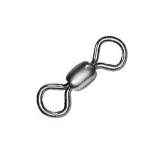 Premium Sampo Barrel Swivels - High Strength Fishing Swivel for Saltwater & Freshwater - Smooth 360° Rotation for Trolling, Casting & Bottom Fishing - Corrosion Resistant Stainless Steel Fishing Gear