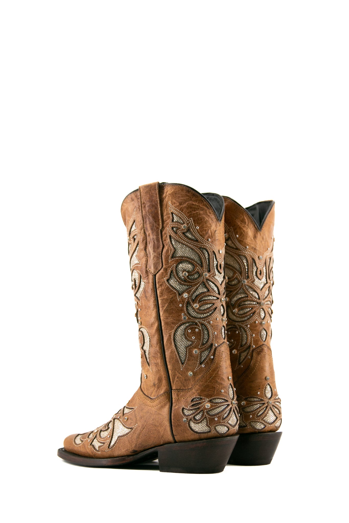 Miranda Frontier Cowgirl Boots for Women - Western Style Ankle Boots with Leather & Suede - Perfect for Rodeo, Country Music Festivals & Outdoor Adventures
