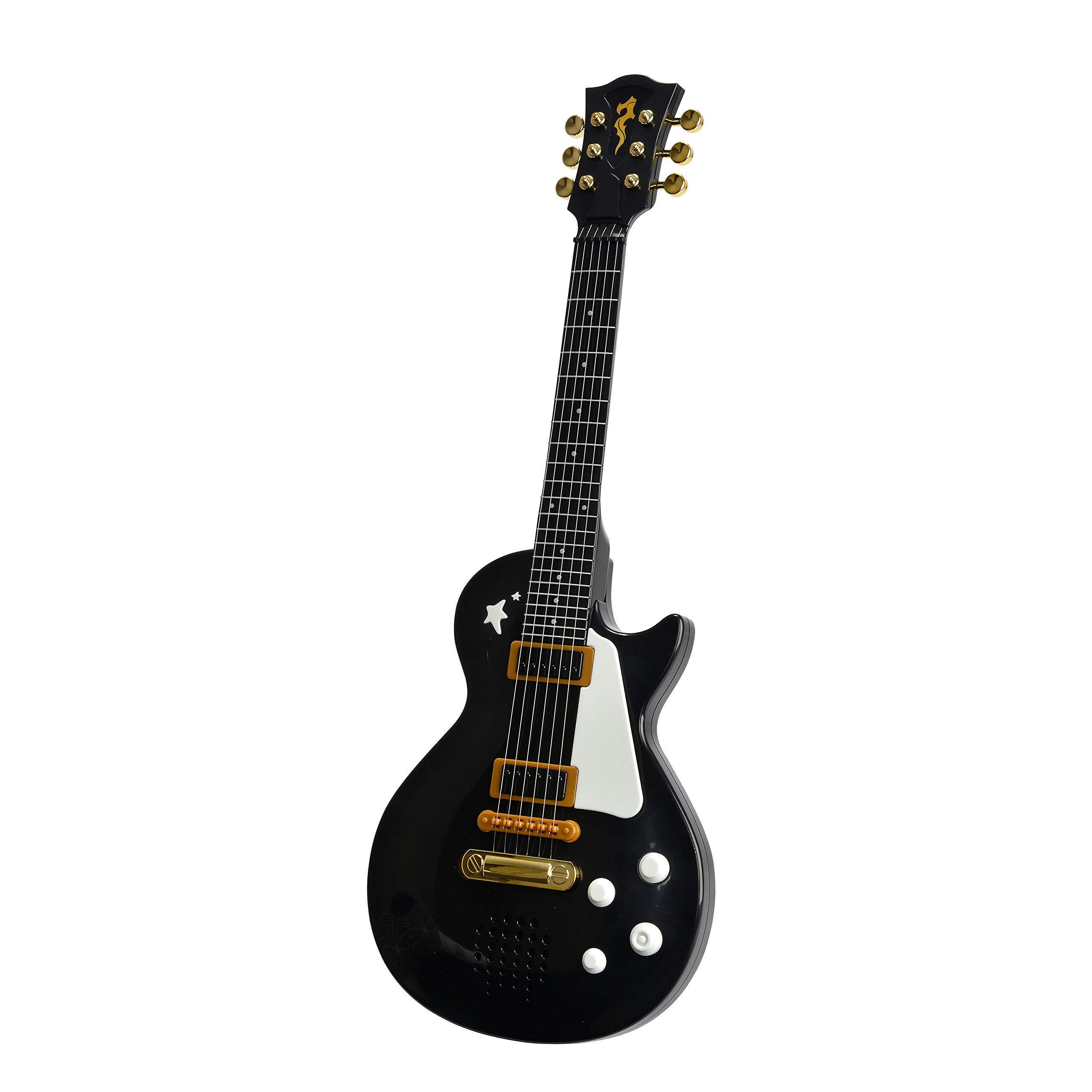 Simba Toys My Music World Rock Guitar for Kids - Black Electric Toy Guitar with Music & Lights - Perfect for Pretend Play, Birthday Gifts & Musical Learning (Ages 3+)