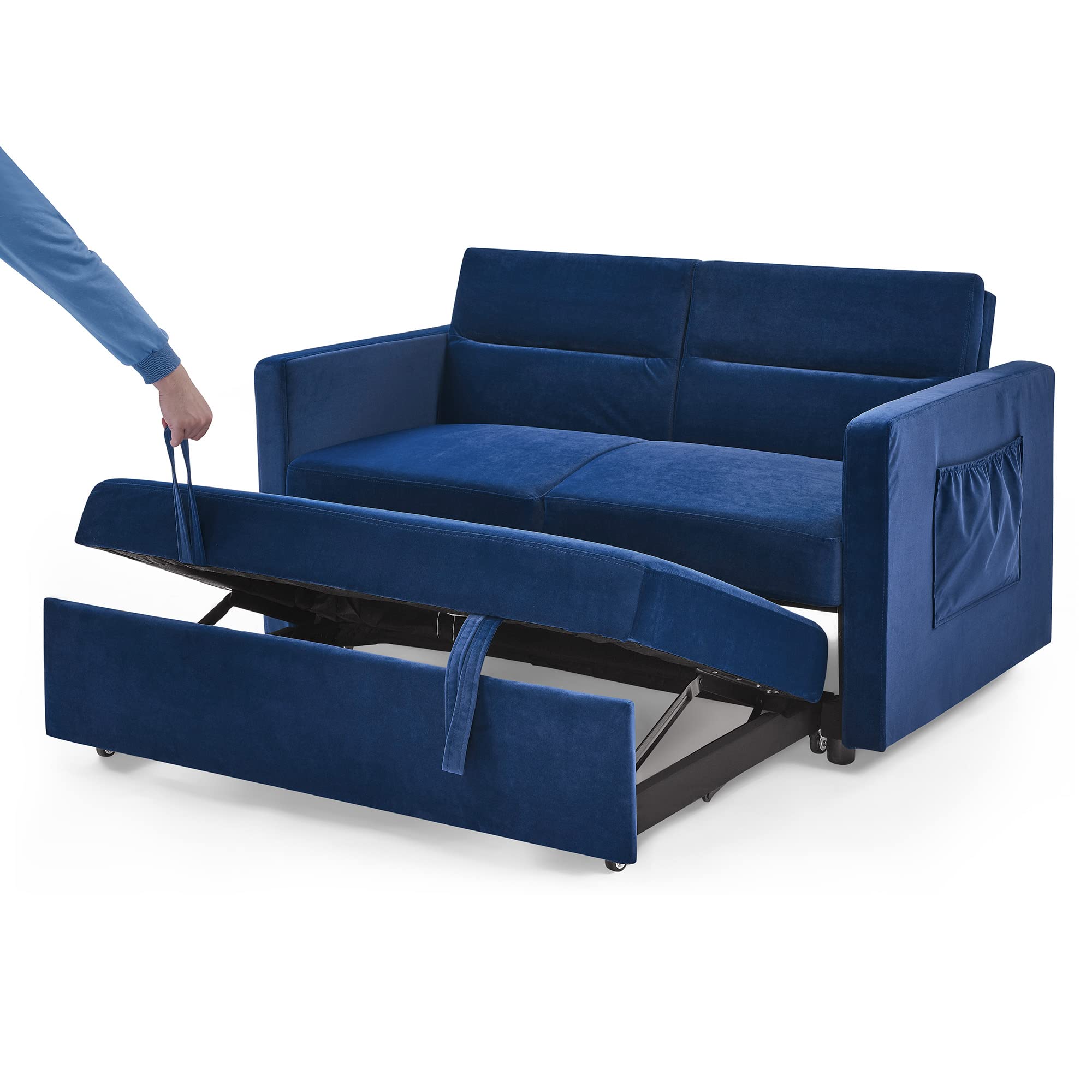 Merax Convertible Fabric Sleeper Sofa Bed - 54.5