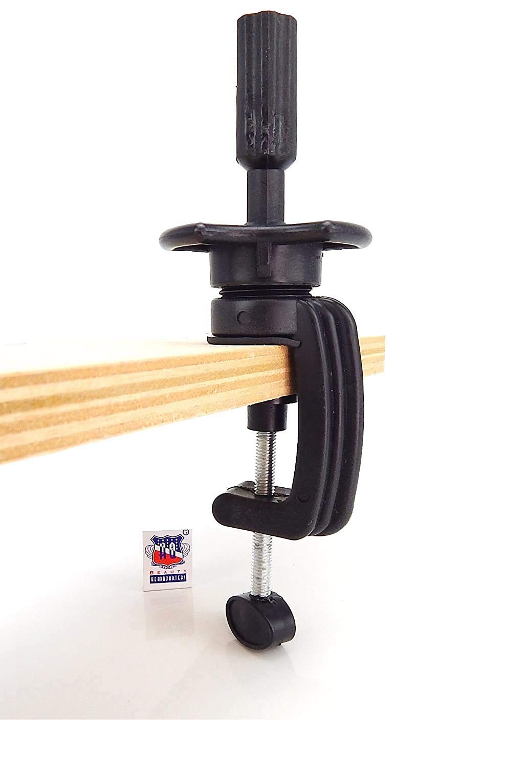 Professional Cosmetology Mannequin Head Tripod Stand with Adjustable Table Clamp - Perfect for Hairstyling Practice, Barber Training & Makeup Application