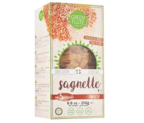 Organic Gluten Free Sagnette Pasta 250g - Celiac Friendly Italian Pasta Made with Premium Ingredients | Perfect for Pasta Salads, Healthy Dinners & Gluten-Free Diets