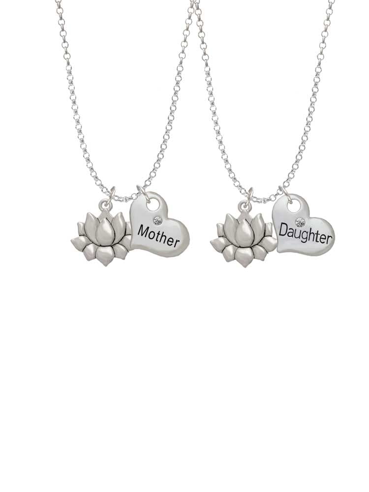 Delight Jewelry Lotus Flower Mother Daughter Necklace Set - 19