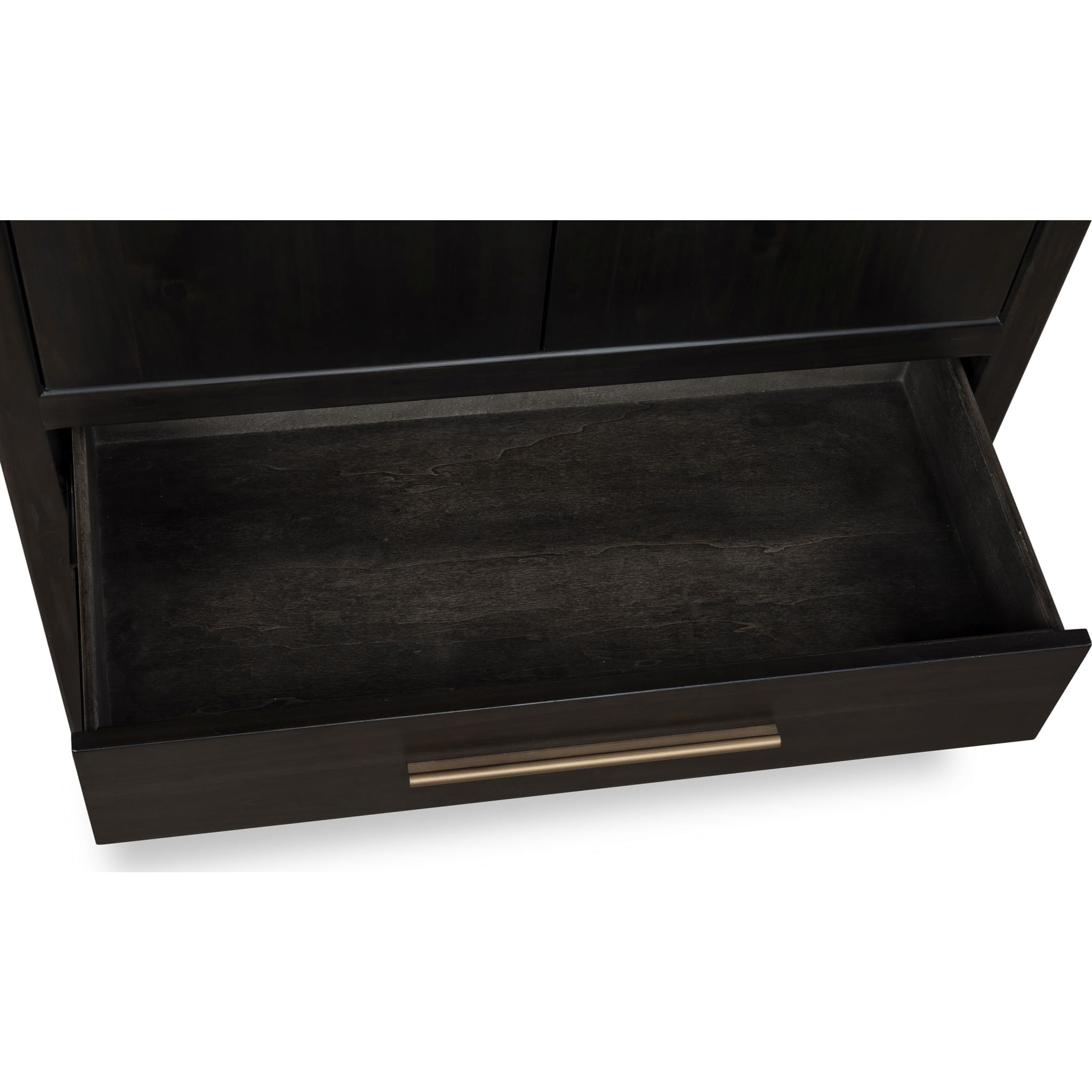 Zamba 4-Door 1-Drawer Acacia Wood Bar Cabinet with Jaguar Finish - Stylish Home Bar Furniture for Living Room, Dining Room or Man Cave