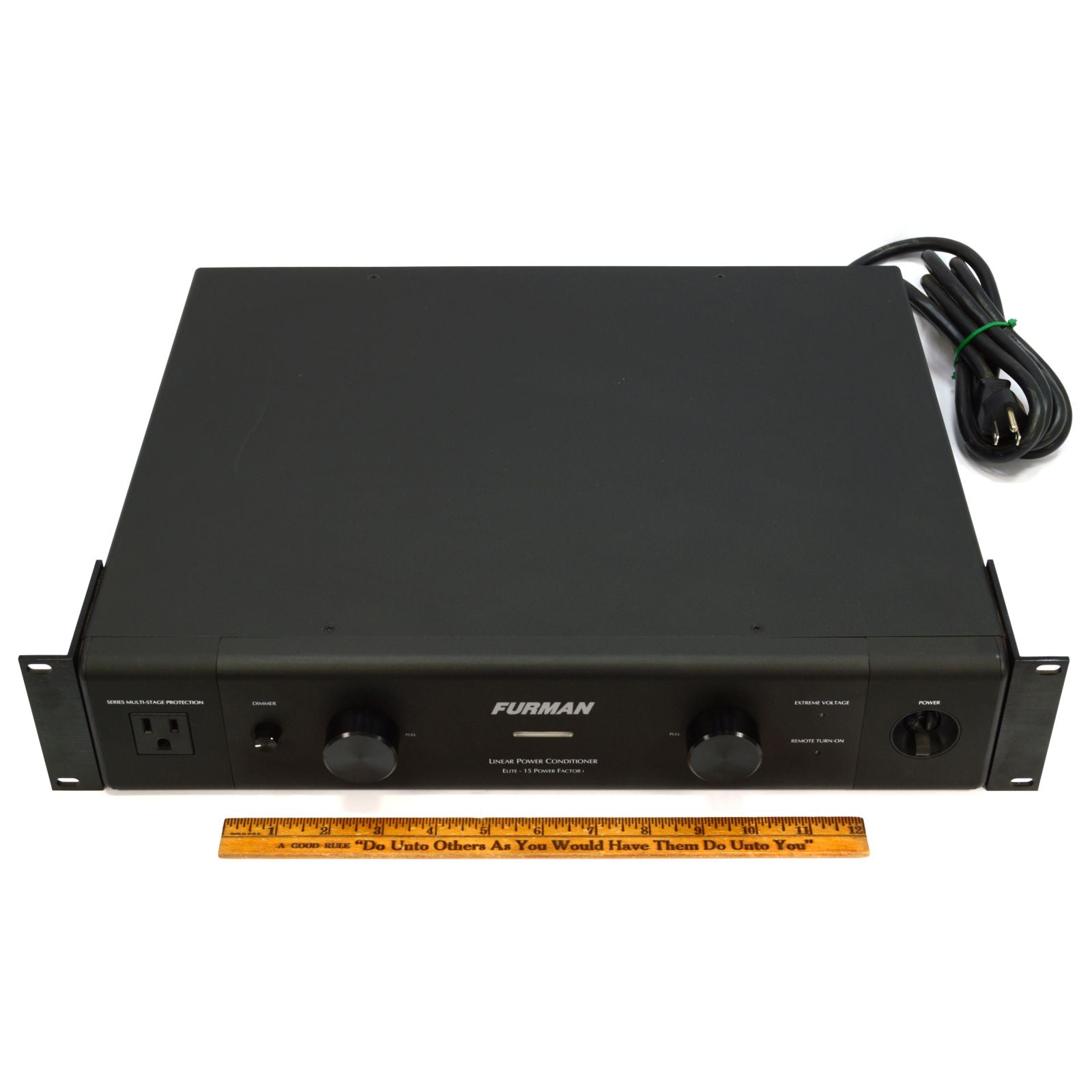 FURMAN ELITE-15 PFi Linear AC Power Conditioner & Surge Protector - Used | Professional Audio/Video Equipment Protection for Home Studio & Theater
