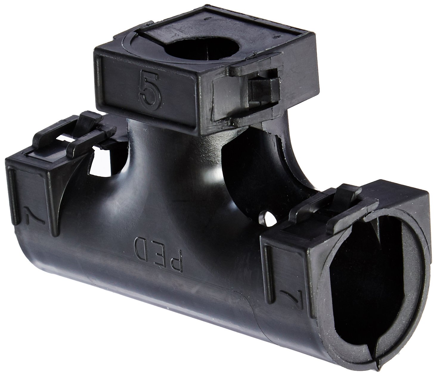 Dorman Help! 85607 Wire Conduit Tee - 3-Way Electrical Wiring Connector for Automotive & Marine Applications | Perfect for Engine Bay, Boat Wiring & DIY Electrical Projects