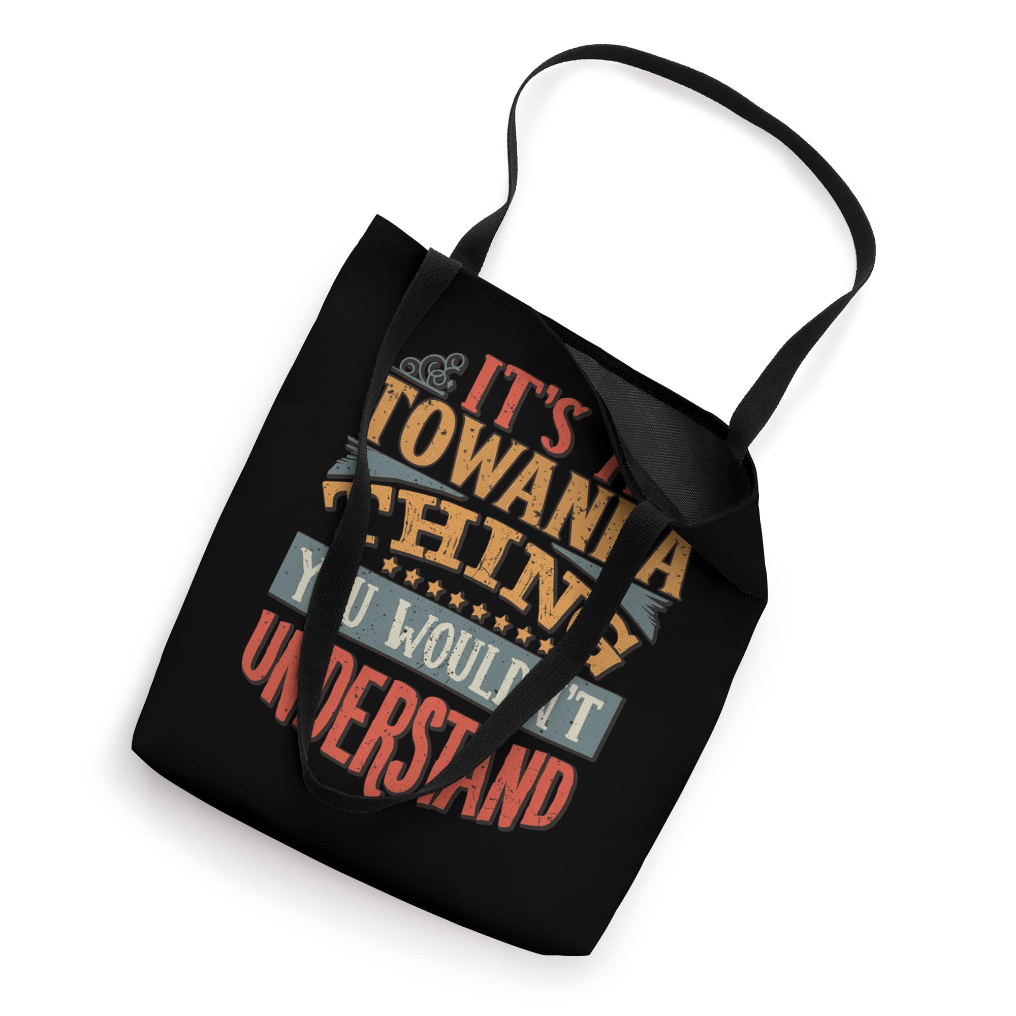 Towanda Personalized Name Tote Bag - Customized Canvas Shopper for Women, Beach, Grocery & Work | Durable & Stylish Carryall for Everyday Use